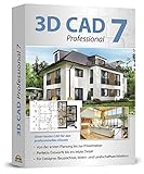 3D CAD 7 PRO - 2D und 3D Zeichenprogramm für Architekten - Hausplaner, Wohnungsplaner, technische Zeichnungen - Windows 11, 10, 8.1, 7
