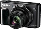 Canon PowerShot SX720 HS Digitalkamera (20,3 MP, 40-fach optischer Zoom, 80-fach ZoomPlus, 7,5cm (3 Zoll) Display, CMOS-Sensor, optischer Bildstabilisator, WLAN, NFC, HDMI, Full-HD-Videos) schwarz