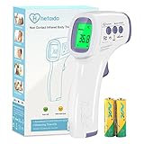 Fieberthermometer Kontaktlos Infrarot Stirnthermometer für Baby Erwachsene Kinder, Digital Thermometer Fieber mit Genaue Messungen, Fieberalarm, LCD Anzeige, Schalter °C oder °F, 50 Speicherabruf