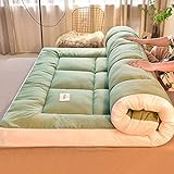 HA-hair Japanische Steppmatratze,einfarbiger Boden Japanische Futon-Matratze,Traditionelle Bodenmatratze,rutschfeste Schlafsaal-Schlafmatratze-Auflage Für Erwachsene Kinderschlafmatratze Für Boden