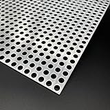 Aluminium Lochblech RG 10-15 2mm dick Zuschnitt individuell auf Maß NEU (1000 mm, 550 mm)