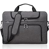 BERTASCHE Laptoptasche 17 Zoll - 17,3 Zoll Notebooktasche Schulter Tasche für Uni Arbeit Business