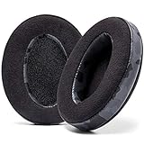WC Wicked Cushions Velour Replacement Earpads for ATH M50X - Compatible with Audio Technica M40X / M50XBT / HyperX Cloud 1 & 2 / SteelSeries Arctis 3/5 / 7 / 9X & Pro/Stealth 600 & More (Black Camo)