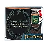 Herr der Ringe - Keramik Thermoeffekt Tasse Riesentasse 460 ml - Sauron - EIN Ring Sie zu knechten - Geschenkbox