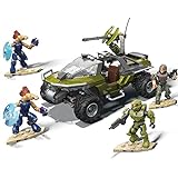 Mega Construx GNB25 - Halo Infinite 2-in-1 UNSC Warthog-Fahrzeug Bauset mit 4 Figuren, 314 Bausteinen, Spielzeug ab 8 Jahren