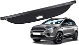zjxhnb Auto Einziehbarer Laderaumabdeckung Kofferraum für Ford Kuga MK2 Escape 2014~2019, Versenkbare Kofferraumablage Autoablage Organizer Gepäckträg