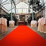 VIP Event-Teppich-Läufer, Hochzeitsläufer PODIUM - Rot, 1,50m x 15,00m, Hochzeitsteppich, Empfangsteppich, Eventteppich, Teppichboden für Messe & Event