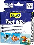 Tetra Test NO2 (Nitrit) - Wassertest für Süßwasser-Aquarien, Meerwasser-Aquarien und Gartenteiche, misst zuverlässig und genau den Nitritwert