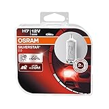 Osram Silverstar 2.0 H7, Halogen-Scheinwerferlampe, 64210SV2-HCB, plus 60% Mehr Licht, Duobox