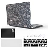 TeDaWen Laptop Hülle für MacBook Pro 13 Zoll A2338 M1 A2289 A2251 A2159 A1989 A1706 A1708 Kunststoff Hartschale und Tastatur Cover Case Set Formula Diagram (Rose Gold) 3