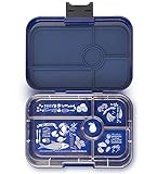 Yumbox Tapas XL Bentobox für Erwachsene & Teenager (Portofino Blue, 5er Bon Appetit) - Lunchbox mit Fächern - Brotdose mit Unterteilung