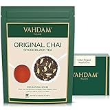 VAHDAM, Indiens Original Masala Chai Tee Loose Leaf - 100 Tassen, 200g - Perfekte Mischung aus schwarzem Tee, Zimt, Kardamom, Nelken und schwarzem Pfeffer - Gewürzter Chai-Tee