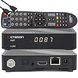 OCTAGON SX87 HD H.265 S2+IP HEVC Set-Top Box - Smart TV Receiver, Kartenleser, Mediaplayer, Mediathek, DLNA, YouTube, Web-Radio, iOS & Android App, USB PVR, gratis EasyMouse HDMI-Kabel