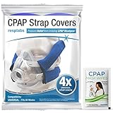 resplabs CPAP-Bandabdeckungen - Kompatibel mit den meisten Full-Face-Kopfbändern - 4er Pack