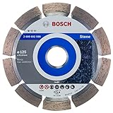 Bosch Accessories Diamanttrennscheibe Standard für Stone (für Stein, 125 x 22,23 x 1,6 x 10 mm, Zubehör Winkelschleifer)