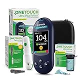 OneTouch Ultra Plus Reflect Startset zur Behandlung von Diabetes (Zucker-Krankheit) 1 Blutzucker-Messgerät (mg/dl) 40 Teststreifen 1 Stechhilfe 40 sterile Lanzetten