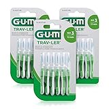 GUM TRAV-LER Interdentalbürsten / Für eine gründliche Reinigung aller Zahnzwischenräume / 3x 6 Stück (1,1 mm)