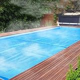 ZLI Abdeckplane Pool PE-Bubble-Pool-Abdeckung, Mehrzweck-Anti-Staub-Regenschutz, mit Ösen, einfach einzurichten, für aufblasbare Schwimmbecken-Heizdecke (Size : 4.7X2.5m)