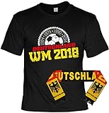 Fußball Fan Set, T-Shirt mit Deutschland Schal, Fanartikel, Trikot - 1954 1974 1990 2014 - Deutschland WM 2018