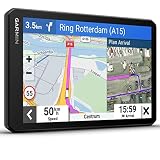 Garmin dēzl LGV 710 EU – LKW-Navigationsgerät mit Farbdisplay, vorinstallierten EU Karten (46 Länder), fahrzeugspezifischem Routing, Echtzeitdienste & Zielorte mit Satellitenb