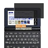 Vaxson Anti Spy Schutzfolie kompatibel mit CASIO EX-word XD-SR4900 XD-SR5700MED Display folie folien Displayschutzfolie （ nicht Panzer Schutz Glas folie SchutzGlas nicht PanzerGlas ） N