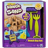 Kinetic Sand Strandspaß Set - mit 340 g magischem Sand aus Schweden und Zubehör für sauberes, kreatives Indoor-Sandspiel, für Kinder ab 3 Jahren