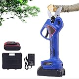Elektrische Gartenschere, professionelle kabellose Gartenschere mit wiederaufladbarem Akku, maximaler Schnittdurchmesser 45 mm, für Hecken, Äste, Büsche, Obstg