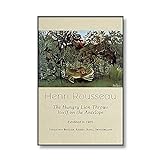 Famous Henri Rousseau's 'Snake Charmer' exhibition poster and print canvas picture frameless canvas painting A2 40x60cm