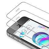 Bewahly Schutzfolie für iPhone SE 2016/5S/5/5C [3 Stück], Ultra Dünn Panzerfolie HD Displayschutzfolie 9H Härte Glas Folie Full Screen für iPhone SE 2016/5S/5/5C - Transparent