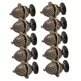 DOITOOL 2 Sätze Antiker Maisgriff Ersatzteile Für Gartenmöbel Cabinet Knobs Door Handle Schrankmöbelgriffe Griffe in Maisform Griffe Für Schubladentüren Zinklegierung 10 Stück * 2