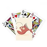 Niedliche Cartoon-Laterne, Fisch-Illustration, Pokerspiel, magisches Kartenspiel