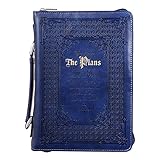 Bible Cover, The Plans I Have For You, Blue, Large