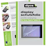 dipos I 2X Schutzfolie matt kompatibel mit Sony Xperia Tablet Z2 Folie Displayschutzfolie