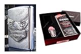 Zippo Feuerzeug Harley Davidson Iron Eagle Geschenk-Set