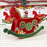 Sizwea Weihnachtsschmuck gemalt karussell spieluhr Dekoration weihnachtsspieluhr weihnachtsschmuck für zu Hause, als Show