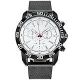 RTUQ Unisex Digital Uhr,Herren und Damen Casual Quartz, Leather Band Canvas-Armband für angenehmes Tragen.Tolles