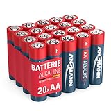 ANSMANN Alkaline Batterie Mignon AA / LR06 1.5V / Longlife Alkalibatterie Sparpaket in einer praktischen Vorratsbox / 20 Stück Spar-Bundle / Ideal für Fernbedienung, Spielzeug, Wecker, etc.