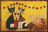 Salonloewe Fußmatte Rosina Wachtmeister Amarillos Family- Waschbare Eingangsmatte & Sauberlauf in 50 x 75 cm - Fußab