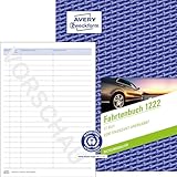 AVERY Zweckform 1222 Recycling Fahrtenbuch (für PKW vom Finanzamt anerkannt, A5, 64 Seiten|682 Fahrten, für Deutschland & Österreich zur Abgrenzung privater/geschäftlicher Fahrten)