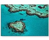 Paul Sinus Art Leinwandbilder | Bilder Leinwand 120x80cm Great Barrier Reef Australien