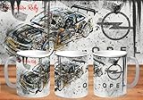 Opel Calibra 16V V6 Turbo 4x4 C20XE DTM Edition - Kaffeetasse CUP Tasse MUG Becher Kaffeebecher