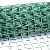 YYFANG Maschendrahtzaun, Gartenmöbel Grüner Zaun PVC Kunststoffbeschichteter Gitter Verzinkter Zaun Netzrolle Geflügelhuhn Für Außenhof (Color : 2.5mm, Size : 1.2x30m)