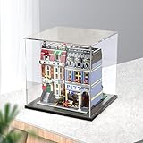 Transparente Acryl-Vitrine für Lego 10218 Zoohandlungsmodell, staubdichte Vitrine kompatibel mit Lego 10218 (Lego-Modell Nicht im Lieferumfang enthalten), 30 x 30 x 30 cm A