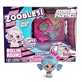 Zoobles 6064355 RlnRmzS2 ScPartz SplshBsh, Rollin’ Roomz Splash Bash 2-in-1 Transforming Playset with Exclusive Z Collectible Figure, Kids Toys for Girls Ages 5 and up