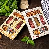 WURSTBARON® Salami Snack Selection Premium Set - Salami, Olive, Käse, Brezeln