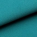 NOVELY® Triton Microfaser Velours Wildleder-Optik 34 Farben Möbelstoff Polsterstoff Farbe: 29 Petrol