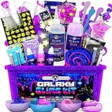 Original Stationery Galaxy Slime Kit mit Glow in The Dark Stars, Glitter Slime & Galactic Slime! DIY Galaxy Schleim Set Geschenke für Mädchen Kinder