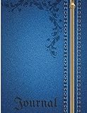 Jeans Zipper Journal: Blue Jeans Zipper Fabric Pattern Journal