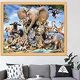 Cold Toy Zoo Elefant Tier 5D Diamant Stickerei Malerei Kreuzstich Home Wall Decor