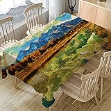 Moderne Minimalistische Landschaft Ölgemälde Serie Tischdecke Rechteckige Haushalt wasserdichte Tischmatte Geeignet Für Tischdecke Mit Mehreren Tischen